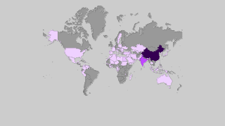Países por producción de berenjena Thumbnail