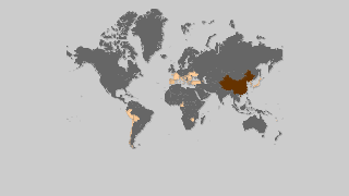 Mapa de países por producción de castañas Thumbnail