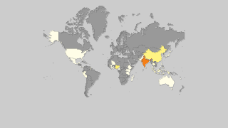 Países por producción de jengibre Thumbnail