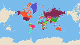Lista y mapa de países Thumbnail